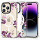 Tech-protect Magmood MagSafe ovitek za iPhone 15 Pro Max, spring floral