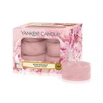 WEBHIDDENBRAND Čajne sveče Yankee Candle, Roza šopek, 12 kosov