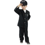 WEBHIDDENBRAND Otroški policijski kostum s kapo - češki potisk (S)