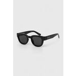 Sončna očala Saint Laurent črna barva, SL 675 - črna. Sončna očala iz kolekcije Saint Laurent. Model z enobarvnimi stekli in okvirji iz plastike. Ima filter UV 400.