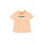 Calvin Klein Jeans Vsakodnevna obleka Hero Logo IN0IN00065 Oranžna Regular Fit