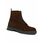 Tommy Hilfiger Gležnjarji Hilfiger Core Suede Boot FM0FM04674 Rjava