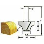 MAKITA Rezalnik zaokroženja z uležajenim steblom 6 mm, 19x9,5x53 mm R 3,2 mm D-48290