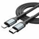 En-TRON A49L polnilni kabel, USB-C -&gt; lightning, PD20W, črn (A49 lightning)