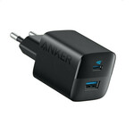 Anker 323 polnilec 33W 1xUSB-A 1xUSB-C črna