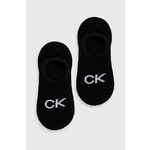Calvin Klein nogavice - črna. Kratke nogavice iz zbirke Calvin Klein. Model iz elastičnega materiala.