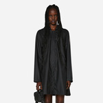 Jakna Rains A-line W Jacket črna barva - črna. Jakna iz kolekcije Rains. Nepodložen model, izdelan iz gladkega materiala. Model s povečano vodoodpornostjo, ki je idealen za slabše vremenske razmere.