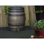 shumee Nature Sod za deževnico videz lesa 50 L 38x49,5 cm rjav
