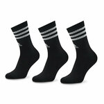 Visoke nogavice Unisex adidas 3-Stripes Cushioned Crew Socks 3 Pairs IC1321 Črna