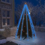 vidaXL Lučke za novoletno jelko 300 LED lučk modre 300 cm