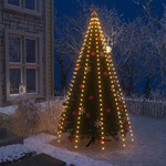vidaXL Lučke za novoletno jeklo s 300 LED diodami IP44 300 cm