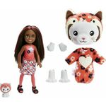 Mattel Barbie Cutie Reveal Chelsea v kostýme - Mačiatko v červenom kostýme pandy