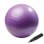 shumee YB02 NOVA GIMNASTIČNA ŽOGA 65CM VIJOLIČNA ANTI-BURST HMS