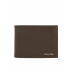 Calvin Klein Moška denarnica Ck Concise Trifold 10Cc W/Coin L K50K510600 Rjava