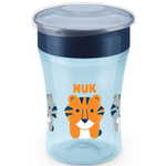 Nuk Magic Cup Skodelica s pokrovčkom, 230ml, modra