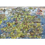 WEBHIDDENBRAND GIBSONS Puzzle Čudovita Britanija 1000 kosov