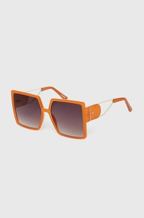 Sončna očala Aldo Annerelia žensko - oranžna. Sončna očala iz kolekcije Aldo. Model s enobarvnimi stekli in okvirji iz kombinacije umetne snovi in kovine. Ima filter UV 400.