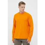 Športna majica z dolgimi rokavi Marmot Windridge oranžna barva - oranžna. Športna majica z dolgimi rokavi iz kolekcije Marmot. Model izdelan iz zračne tkanine s filtrom, ki ščiti pred UV žarki.