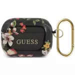 Ovitek Guess AirPods Pro cover black N.4 Flower Collection GUACAPTPUBKFL04