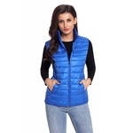 Royal Blue Quilted Cotton Down Vest 27893