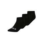 Nogavice BOSS 3-pack ženski, črna barva - črna. Kratke nogavice iz kolekcije BOSS. Model izdelan iz elastičnega materiala. V kompletu so trije pari. Izjemno udobna tkanina z visoko vsebnostjo bombaža.