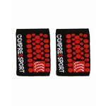 Compressport Set trakov za roke Sweatbands 3D.Dots WSTV2 Črna
