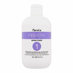 Fanola Fiber Fix Bond Fixer N.1 Protective Treatment obnovitvena nega za barvane in posvetljene lase 300 ml za ženske