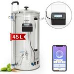 Klarstein Brauheld Smart 45 kotel za varjenje 2500W 45L 100°C Obtočna črpalka Nerjaveče jeklo
