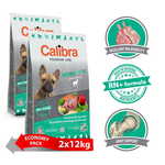 Calibra Premium Line Sensitive hrana za odrasle pse, jagnje, 2 x 12 kg
