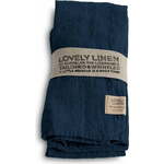 Lovely Linen 4-delni set kuhinjskih servet - Midnight Blue