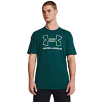 UA Foundation Update SS Shirt, Hydro Teal/White - S
