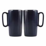 Modre lončene skodelice v kompletu 2 ks 330 ml Fuori – Vialli Design