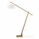Talna svetilka z belim senčnikom in bambusovo strukturo Good&amp;Mojo Montblanc
