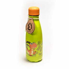 WEBHIDDENBRAND Water Revolution Otroška termalna steklenička za pitje iz nerjavečega jekla Dino iz nerjavečega jekla 18/8