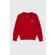 Otroški pulover Guess rdeča barva, N4YR02 Z2VV0 - rdeča. Otroški pulover iz kolekcije Guess. Model izdelan iz tanke, elastične pletenine. Model iz zračne tkanine z visoko vsebnostjo bombaža.