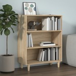 vidaXL Komoda sonoma hrast 69,5x32,5x90 cm konstruiran les