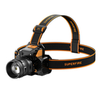 SupFire HL58 naglavna svetilka 350lm, črna