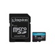 Spominska kartica KINGSTON Canvas Go Plus Micro SDCG3/64GB, SDXC 64GB, Class 10 UHS-I + adapter