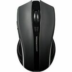 WEBHIDDENBRAND Modecom MC-WRM1 gaming brezžična optična miška, 5 gumbov, 1600 DPI, USB nano 2,4 GHz, rdeča osvetlitev, črna
