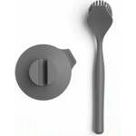 Brabantia Krtača z držalom - Dark Grey