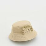 Reserved - BABIES` HAT - beige beige 55% VISKOZA, 20% PODLOGA, 20% POLIESTER, 5% BOMBAŽ 985EM-08X