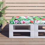 vidaXL Blazina za palete večbarvna 58x58x10 cm oxford blago