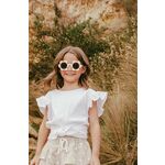 Otroška sončna očala Elle Porte bež barva - bež. Sončna očala iz kolekcije Elle Porte. Model z enobarvnimi stekli in okvirji iz plastike. Ima filter UV 400.