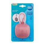 Canpol babies Silicone Soother Case Pink silikonska škatlica za dudo 1 kos za otroke