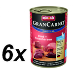 ANIMONDA Grancarno Junior okus: govedina in puranine srce 400g