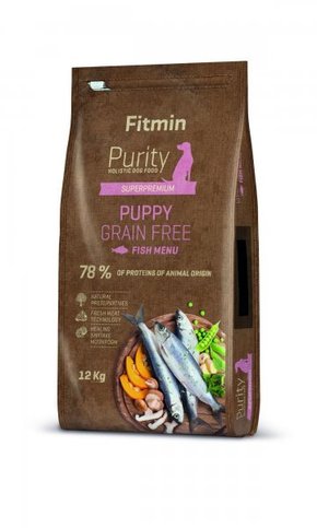 Fitmin pasja hrana Dog Purity GF Puppy Fish