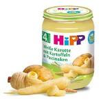 HiPP Bio otroška zelenjavna kaša - Belo korenje s krompirjem in pastinakom - 190 g