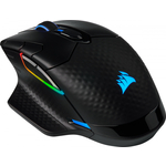 Corsair Dark Core RGB PRO gaming miška, optični, brezžičen, 18000 dpi, 1ms, modri