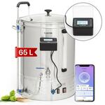 Klarstein Brauheld Smart 65 kotel za varjenje 2500W 65L 100°C Obtočna črpalka Nerjaveče jeklo