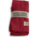 Lovely Linen 4-delni set kuhinjskih servet - Cabernet